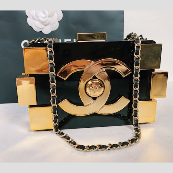 chanel plexiglass bag